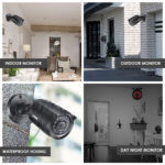 CCTV 720P Kabelgebunden Überwachungsset 4CH 1080N 4-in-1 HDMI DVR – Bild 4
