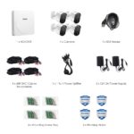 5.0MP Ultra HD DVR Überwachungssystem mit 4X PIR Sensor Überwachungskamera – Bild 2
