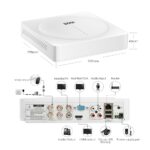 5.0MP Ultra HD DVR Überwachungssystem mit 4X PIR Sensor Überwachungskamera – Bild 4