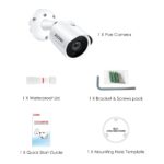 IP-Kamera PoE 2MP HD IP66 Wetterfester Aussen/Innen – Bild 2