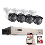 4CH 1080P HD DVR Überwachungssystem mit 1TB Festplatte