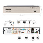 4CH 1080P HD DVR Überwachungssystem mit 1TB Festplatte – Bild 5