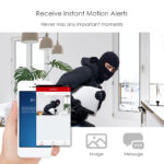 1080P HD Smart Wireless WLAN Kamera Funk Heim Überwachungskamera Zwei Wege Audio Nachtsicht – Bild 5