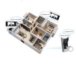 2-Draht- Gegensprechanlagen 7" Monitor 1-Kamera – Bild 8