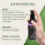 BIO Retinol Serum 100ml mit Hyaluron + Aloe Vera + Niacinamide + Salicylsäure - Retinol hochdosiert – Bild 4