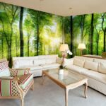 Wandtapete / Wald murando – Eckfototapete – Bild 2