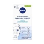 NIVEA Clear-Up Streifen, zur Hautverfeinerung und Mitesser-Entfernung, Nase, Stirn und Kinn