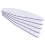 5er Pack - Profifeile Wing (Nagelfeile) weiss - lila Kern - Grit 100/180