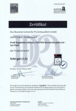 Profi Nagelfeile Schwarz 100/180 Kernfarbe pink/rot - 5er Pack – Bild 3