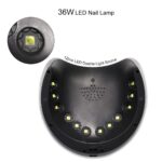 LED Nagellampe + Saint-Acior 36W UV + 10x Gel Lacken – Bild 8