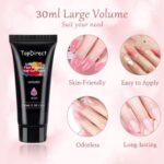MYSWEETY Nagelgel Set, Poly Nagelgel Set Gel Nägel Nagelverlängerung, UV Nagellack UV Farbgel mit Überlack Unterlack, Gel Quick Extension Building Gel Nagel Verlängerung, Nägel Starterset – Bild 3