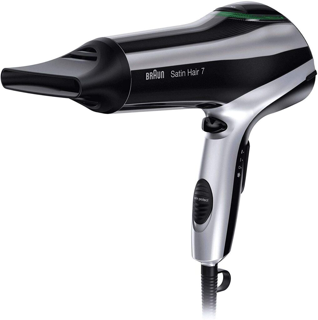 Braun Satin Hair 7 Haartrockner HD 710, mit IonTec und Satin Protect Technologie, 2200 Watt