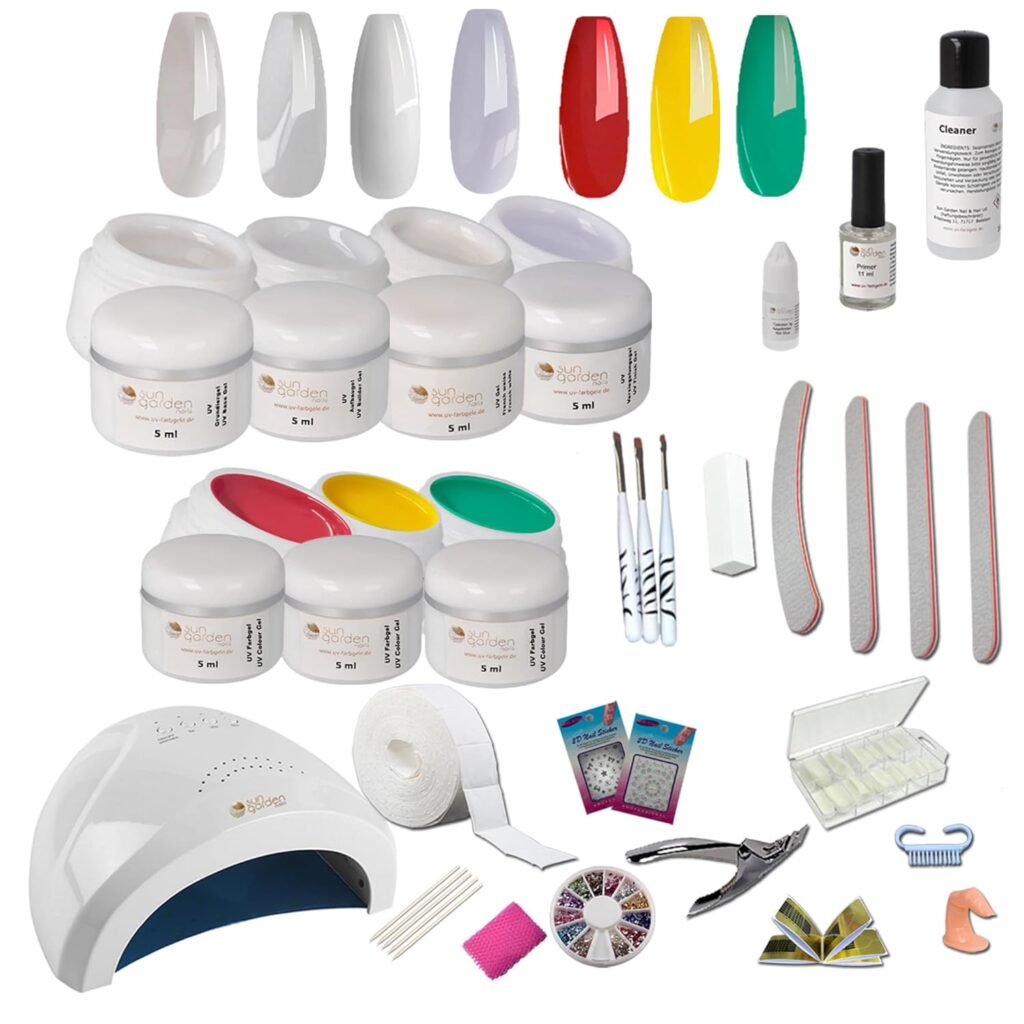 Sun Garden Nails Nagelstudio Starterset MARYLAND UV Gel Nail Set