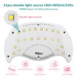 NAVANINO 40W Nageltrockner LED/UV Lampe – Bild 3