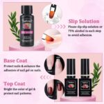 MYSWEETY Nagelgel Set, Poly Nagelgel Set Gel Nägel Nagelverlängerung, UV Nagellack UV Farbgel mit Überlack Unterlack, Gel Quick Extension Building Gel Nagel Verlängerung, Nägel Starterset – Bild 7