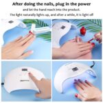 NAVANINO 40W Nageltrockner LED/UV Lampe – Bild 7