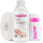 Nail Cleaner 500ml (99,9% Isopropanol) + 500 Zelletten (1 Rolle) + 1 Pumpflasche – Bild 2