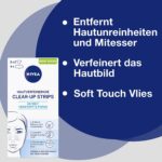 NIVEA Clear Up Streifen, zur Hautverfeinerung und Mitesser-Entfernung, Nase, Stirn und Kinn – Bild 3