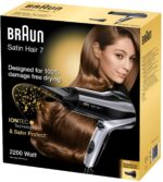 Braun Satin Hair 7 Haartrockner HD 710, mit IonTec und Satin Protect Technologie, 2200 Watt – Bild 6