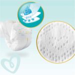Pampers Babywindeln, Grösse 4-5 , Monatssparpackung, Verwöhnte Passform und Komfort für Ihr wildes Kind – Bild 3