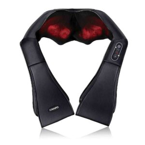 Shiatsu Nackenmassagegerät mit Wärmefunktion für Schulter Nacken Rücken 3D-Rotation Massage
