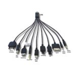 vhbw USB Ladekabel 10 in 1 Multi Charger Datenkabel