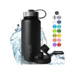 720°DGREE Edelstahl Trinkflasche “noLimit”, Auslaufsicher bei Kohlensäure, BPA-Frei