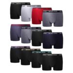 FM London Herren Fitted Boxer Hipster, Mehrfarbig, Small (12er Pack)