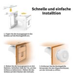 Babysicherheit Magnetisches Schrankschloss - Norjews – Bild 3