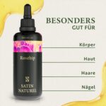 Satin Naturel BIO Hagebuttenöl (Rosa Canina) – Kaltgepresst - 50ml, 100ml – Bild 6