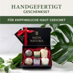 Geschenke für Frauen - 6 BIO Luxus Badebomben Vegan - Badekugeln als Badezusatz, Entspannung, ätherische Öle - Weihnachtsgeschenke für Frauen – Bild 5
