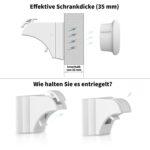 Babysicherheit Magnetisches Schrankschloss - Norjews – Bild 4