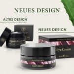 BIO Augencreme gegen Falten und Augenringe 30ml – Anti Falten Creme mit Arganöl Hyaluronsäure Aloe Vera Vitamin E – Satin Naturel Anti-Aging Naturkosmetik Made in Germany – Bild 2