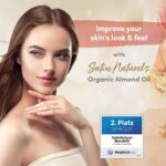 Bio Mandelöl Vegan + Kaltgepresst, 100% Rein und Natürlich |  Feuchtigkeitspflege für Haut, Haare und Nägel – Bild 5