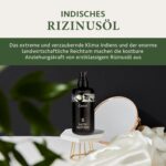 Rizinusöl Kaltgepresst & BIO 200ml - 100% Reines Castor Oil - Haaröl & Gesichtsöl – Bild 9