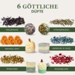 Geschenke für Frauen - 6 BIO Luxus Badebomben Vegan - Badekugeln als Badezusatz, Entspannung, ätherische Öle - Weihnachtsgeschenke für Frauen – Bild 4