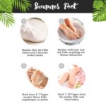 SOMMERFUSS Maske Für Männer Premium Fussmaske – Bild 3