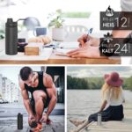 720°DGREE Edelstahl Trinkflasche “noLimit”, Auslaufsicher bei Kohlensäure, BPA-Frei – Bild 8