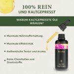 Satin Naturel BIO Hagebuttenöl (Rosa Canina) – Kaltgepresst - 50ml, 100ml – Bild 3