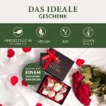 Geschenke für Frauen - 6 BIO Luxus Badebomben Vegan - Badekugeln als Badezusatz, Entspannung, ätherische Öle - Weihnachtsgeschenke für Frauen – Bild 7