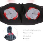 Shiatsu Nackenmassagegerät mit Wärmefunktion für Schulter Nacken Rücken 3D-Rotation Massage – Bild 2