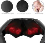 Shiatsu Nackenmassagegerät mit Wärmefunktion für Schulter Nacken Rücken 3D-Rotation Massage – Bild 5