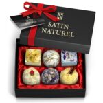 Geschenke für Frauen - 6 BIO Luxus Badebomben Vegan - Badekugeln als Badezusatz, Entspannung, ätherische Öle - Weihnachtsgeschenke für Frauen