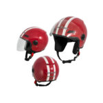 A-Pro Motorradhelm Motorrad Roller Offenes Jethelm Visier