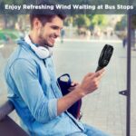 EasyAcc Handventilator Tragbarer Akku USB Ventilator/ Tragbarer Mini Lüfter Elektrischer Aufladbarem Batterie Faltbar Kompatibel mit Laptop Multi Port Steckdose für Reisen Zuhause – Bild 8