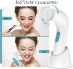 Gesichtsreinigungsbürste, 5 in 1 Wasserfest Gesichtsbürste – Bild 12