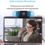 wansview Webcam 1080P mit Mikrofon, PC Laptop Desktop – Bild 4