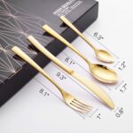 Elegant Life Besteckset Golden für 6 Personen aus Japan-Edelstahl – Bild 6
