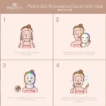 Project E Beauty Photon Hautverjüngungsmaske für Gesicht und Hals, kabellos, LED, Photon, 7 Farben, Lichtbehandlung, Anti-Aging, Faltenentfernung – Bild 6