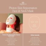 Project E Beauty Photon Hautverjüngungsmaske für Gesicht und Hals, kabellos, LED, Photon, 7 Farben, Lichtbehandlung, Anti-Aging, Faltenentfernung – Bild 4